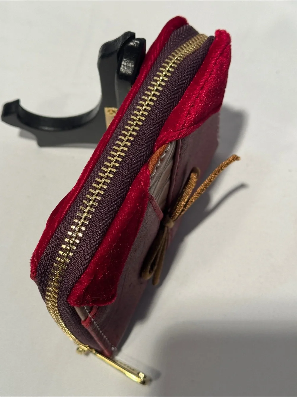 Loungefly Burgundy Velvet 'I Smell Children' Coin Purse